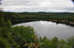 Lac Solitaire, no Parc National de La Mauricie, província de Quebec, no Canadá